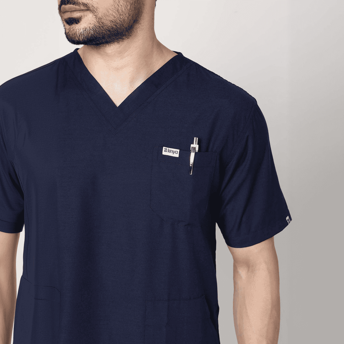 Classic Men’s Navy blue Scrub 04