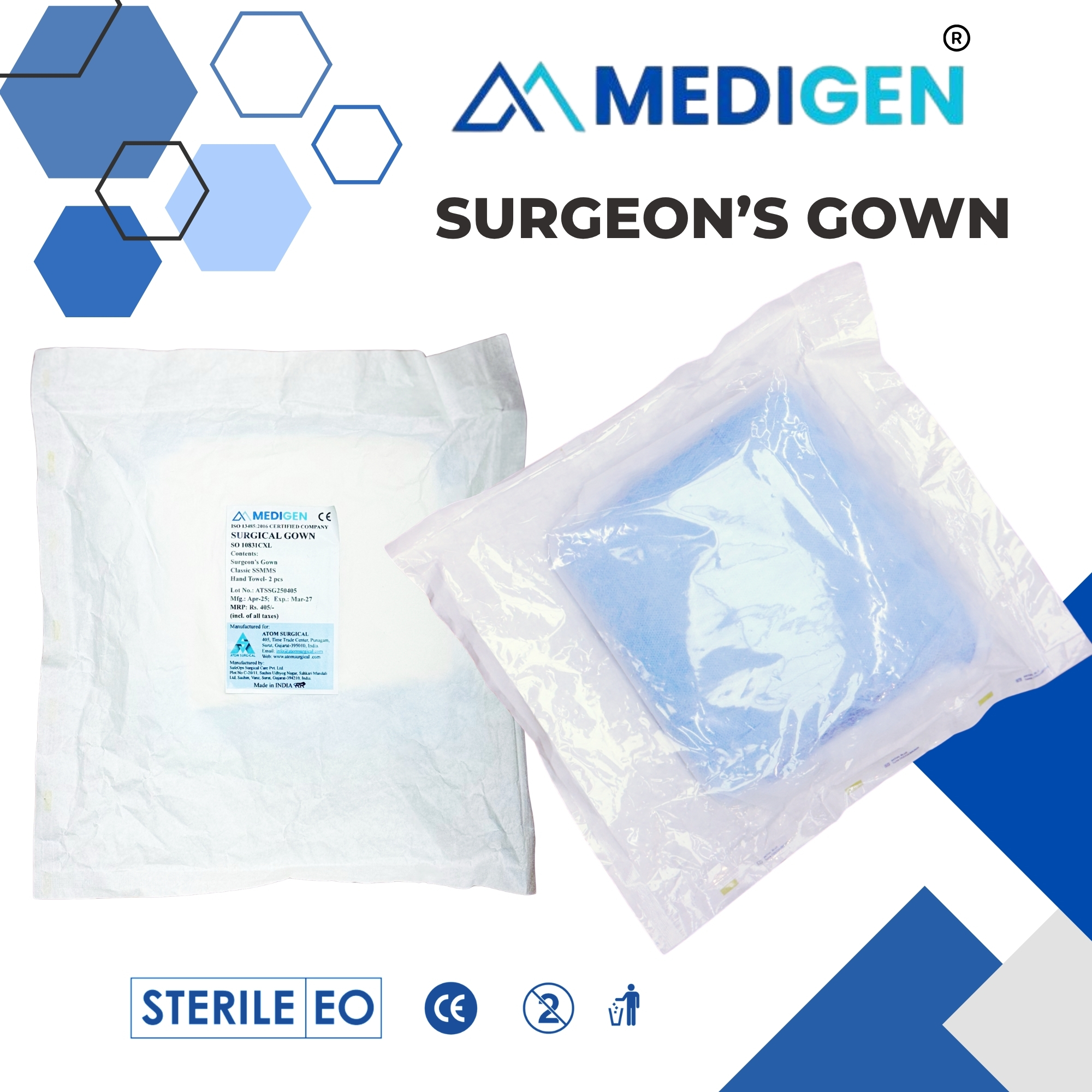 surgical gown packaging export quality