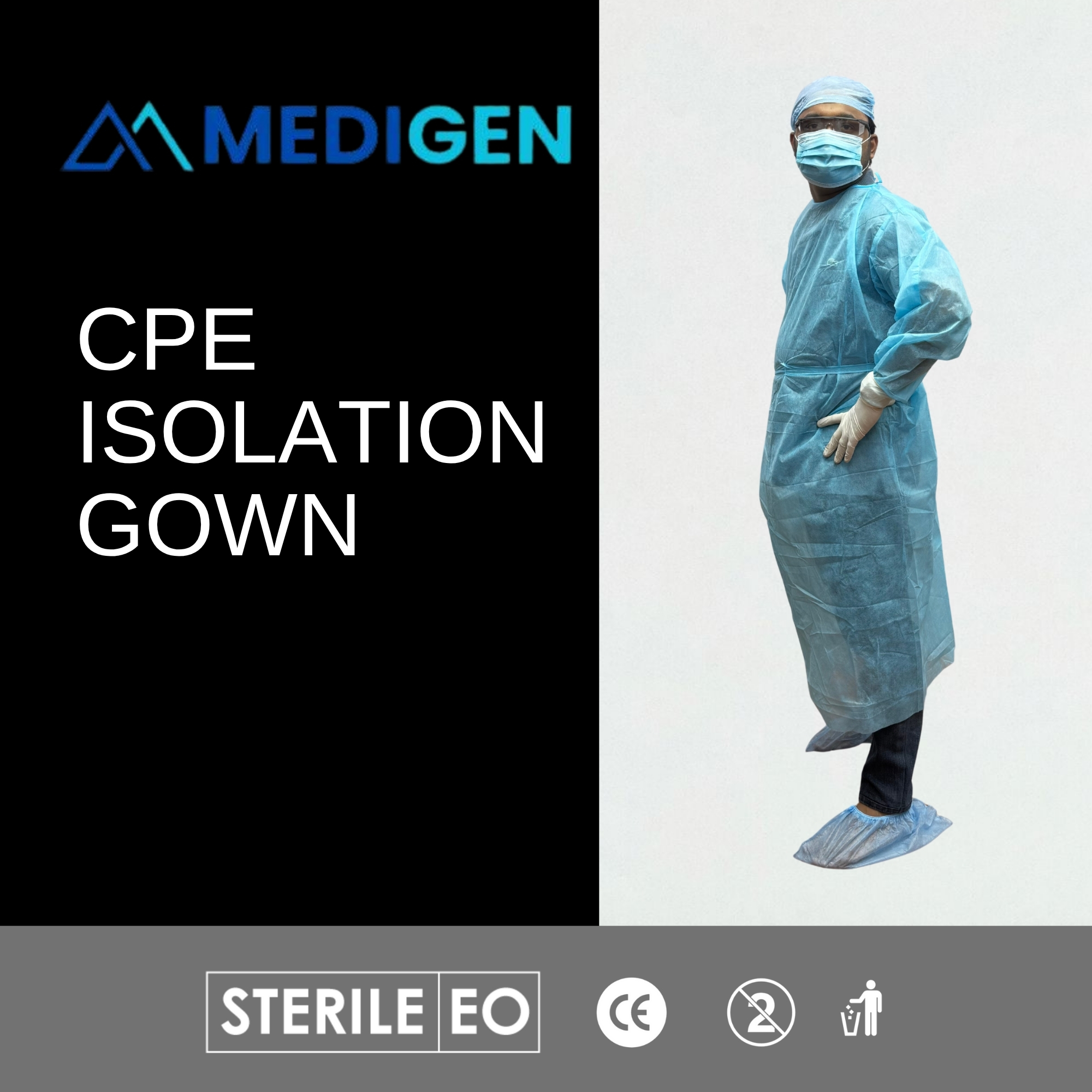 cpe gown packaging export quality