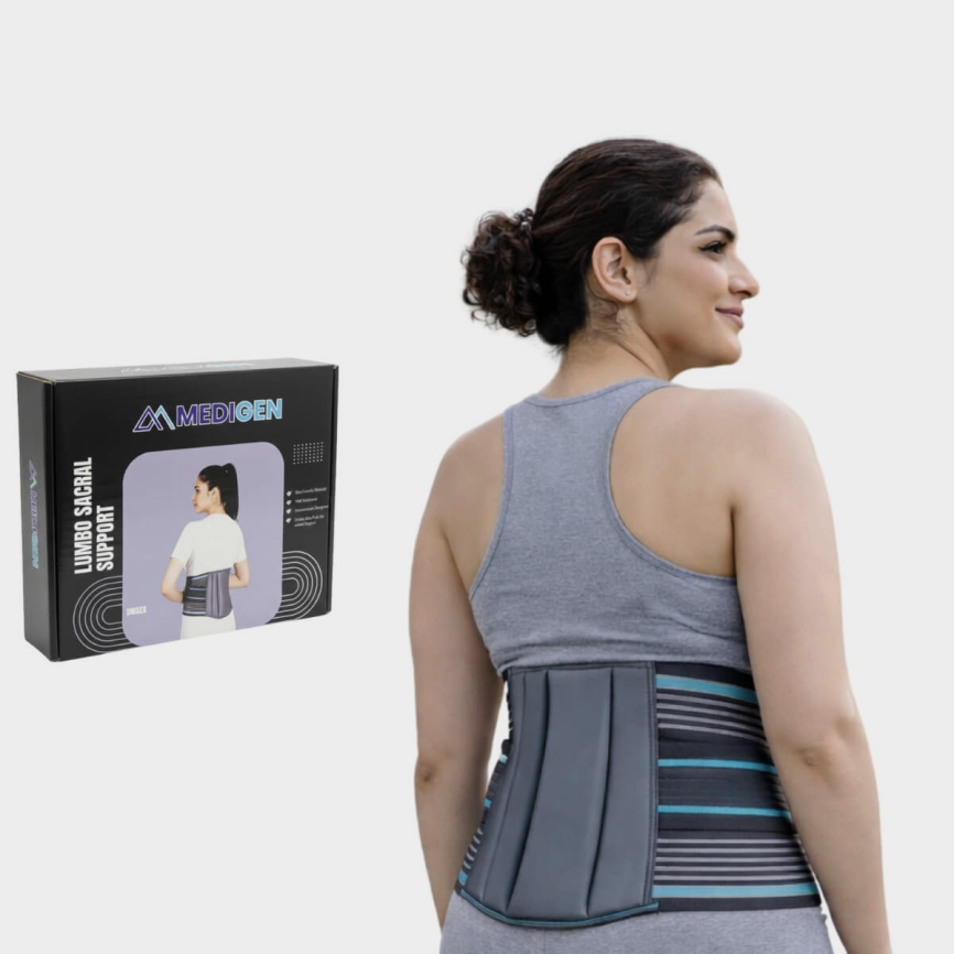 MEDIGEN LUMBAR SACRAL SUPPORT BELT 02