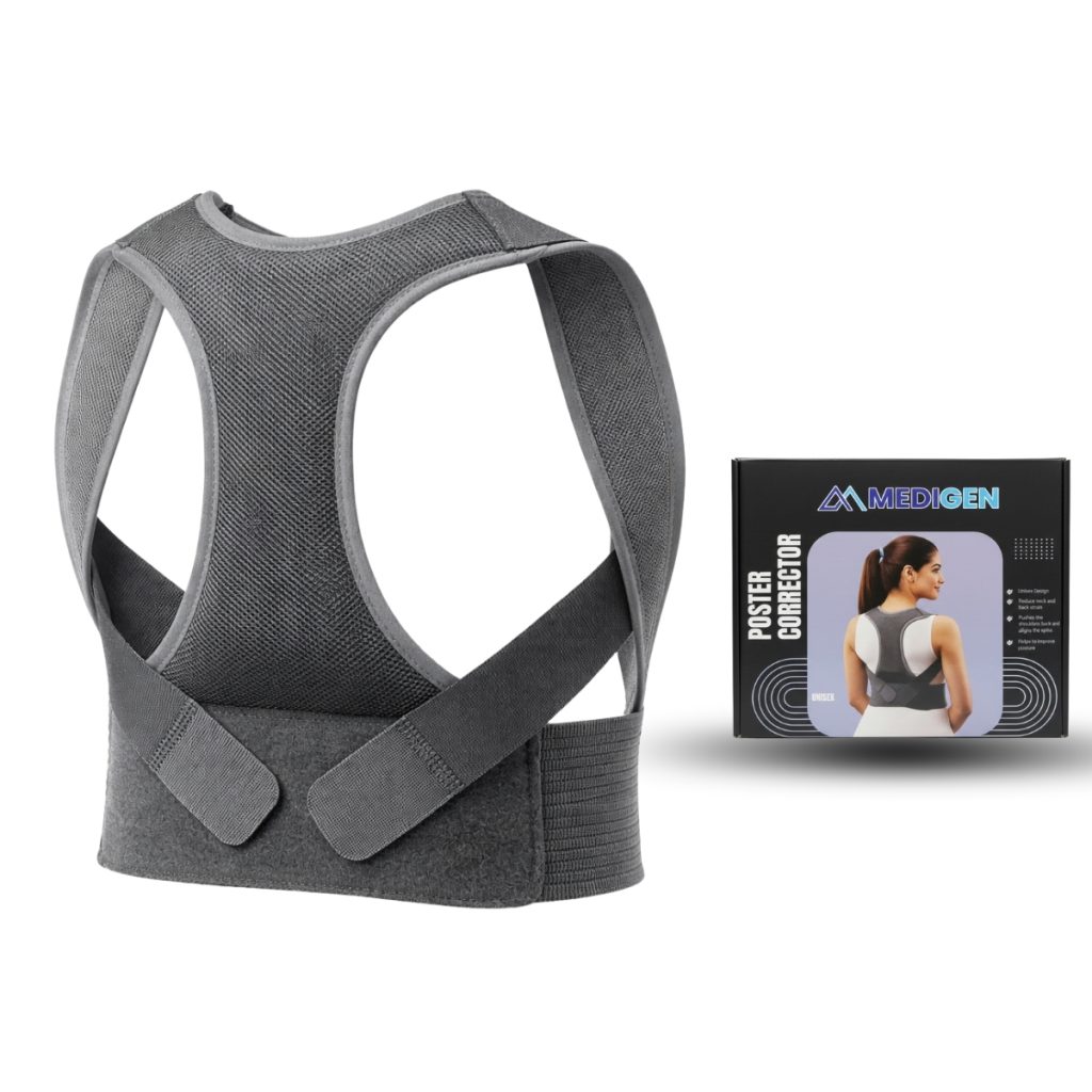 Medigen posture corrector for back and shoulder support