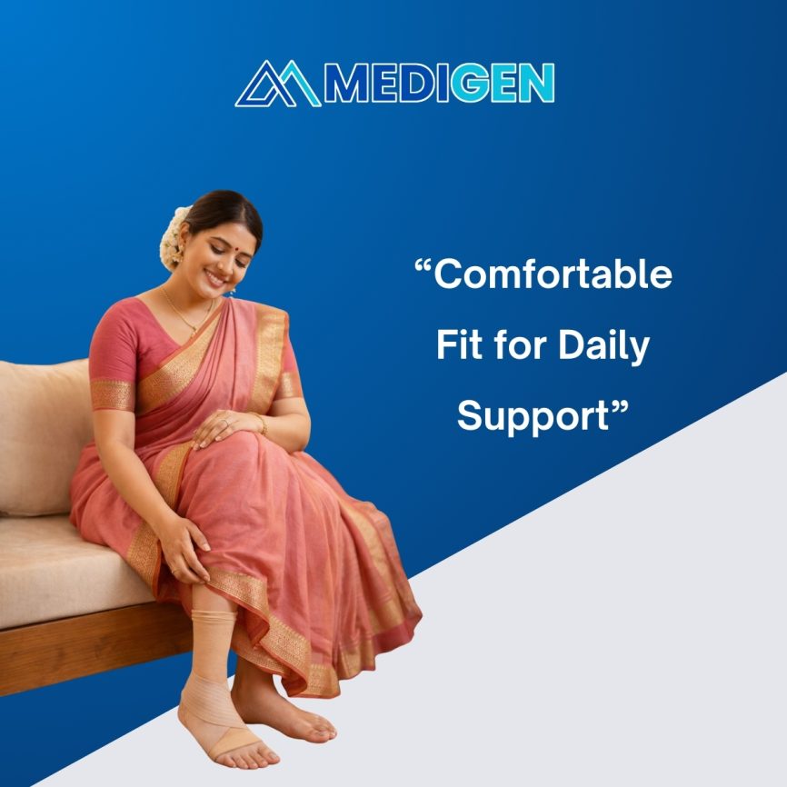 Orthopedic ankle support binder for sprain care