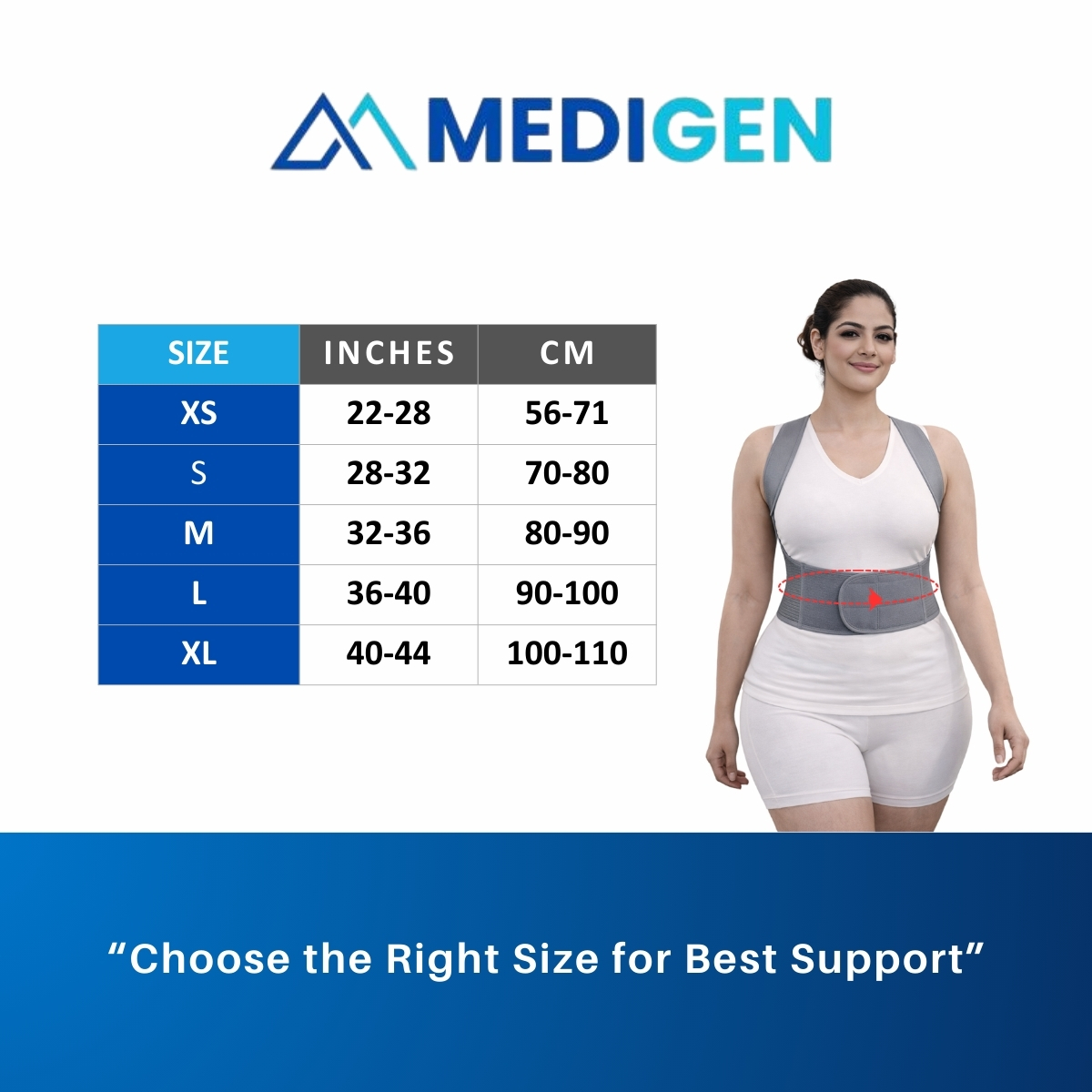 Medical grade posture corrector for back support