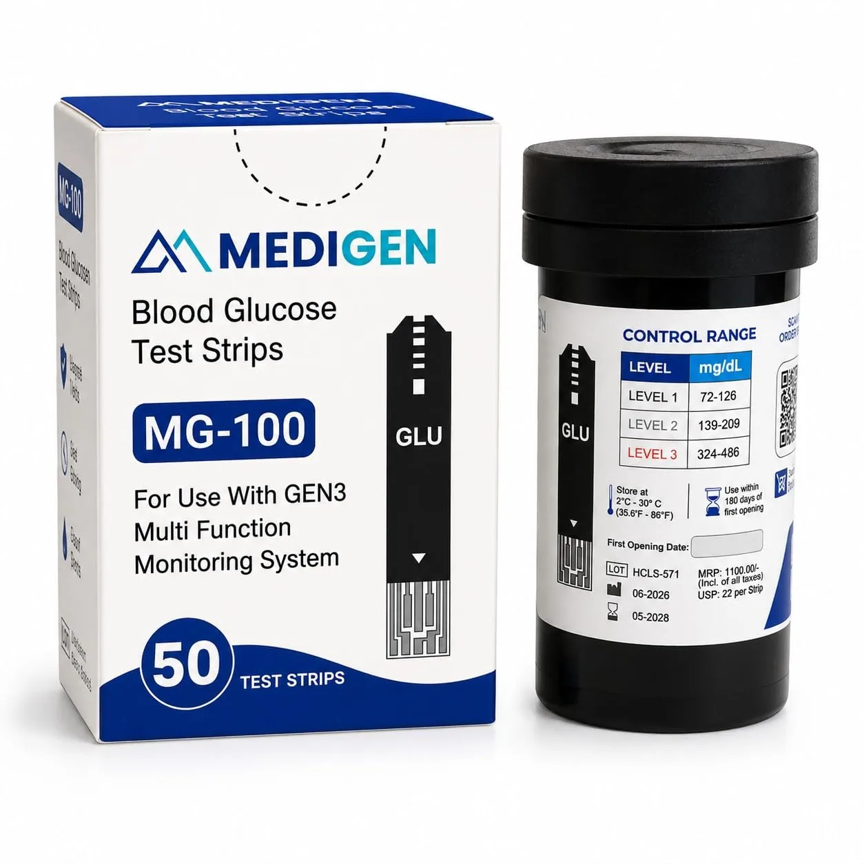 Blood Glucose Monitoring Test Strips